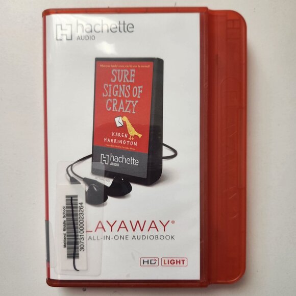 Sure Signs of Crazy by Karen Harrington Playaway Audiobook, Former Library Copy - Picture 1 of 8